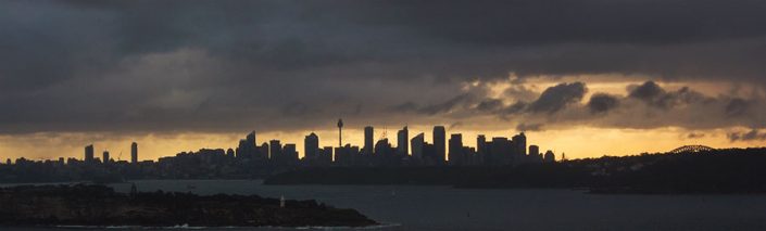 Sunset after the storm, Sydney Harbour